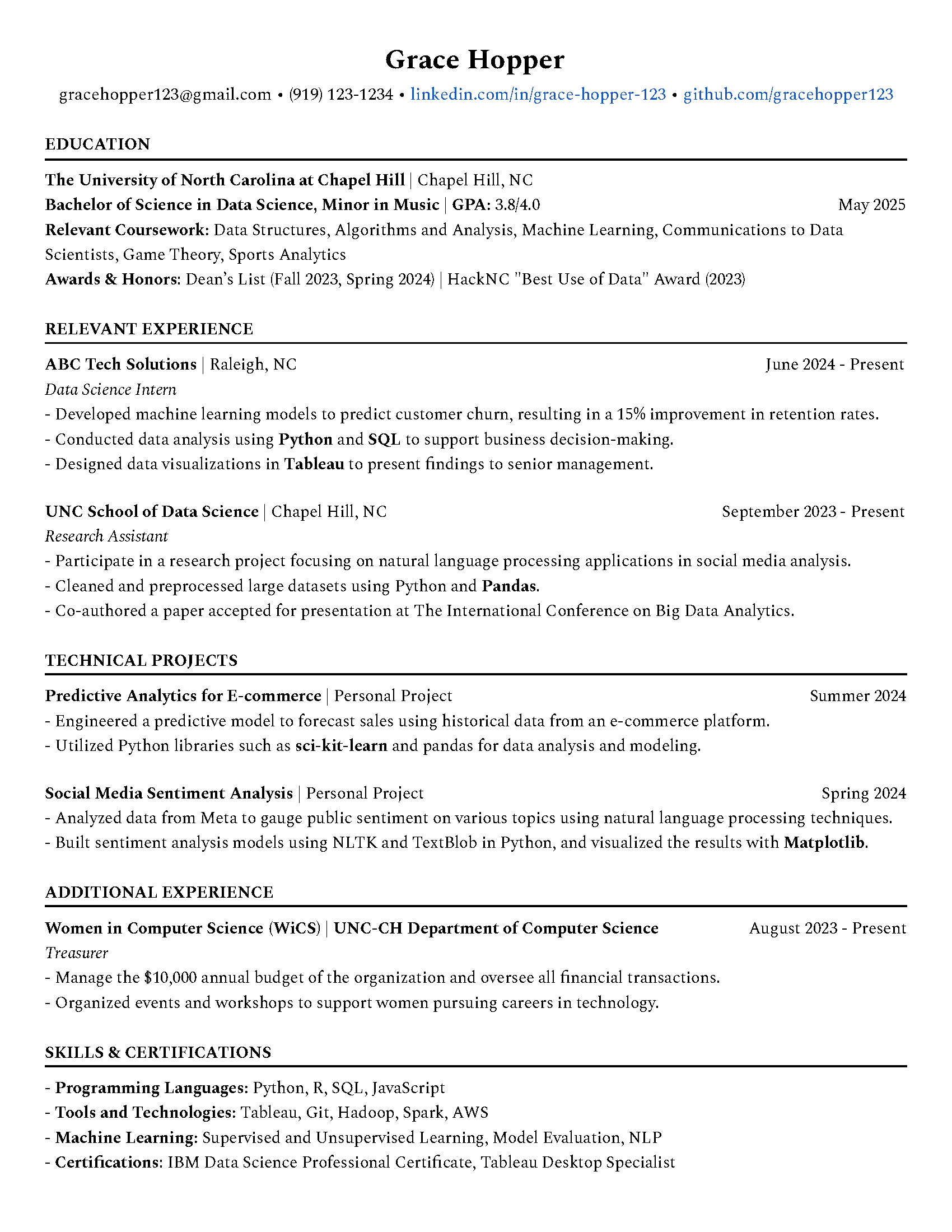 Executive & Leadership template preview